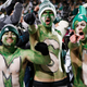 Michigan State fans at a 2014 football home game against Ohio State.